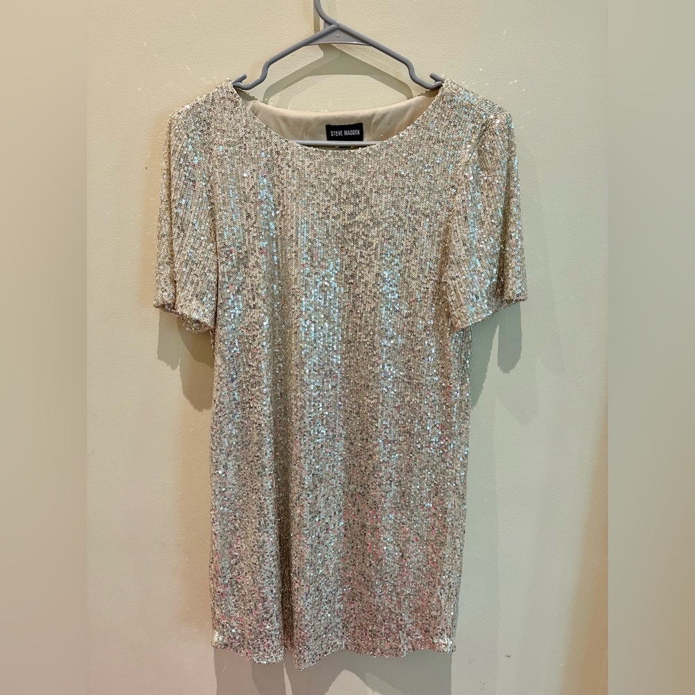 Steve Madden Sequin Tunic Dress